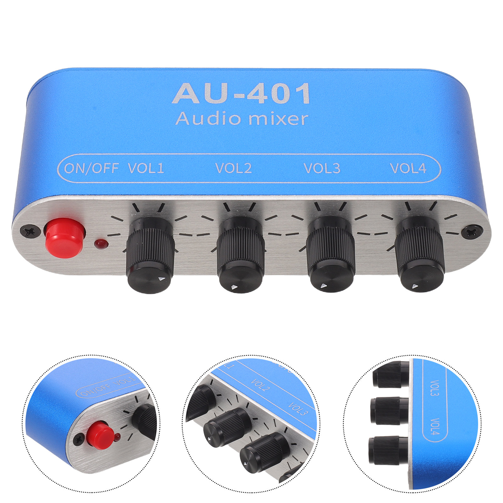 Audio And Music - Mixer Audio 4 Saluran Kompak Stereo