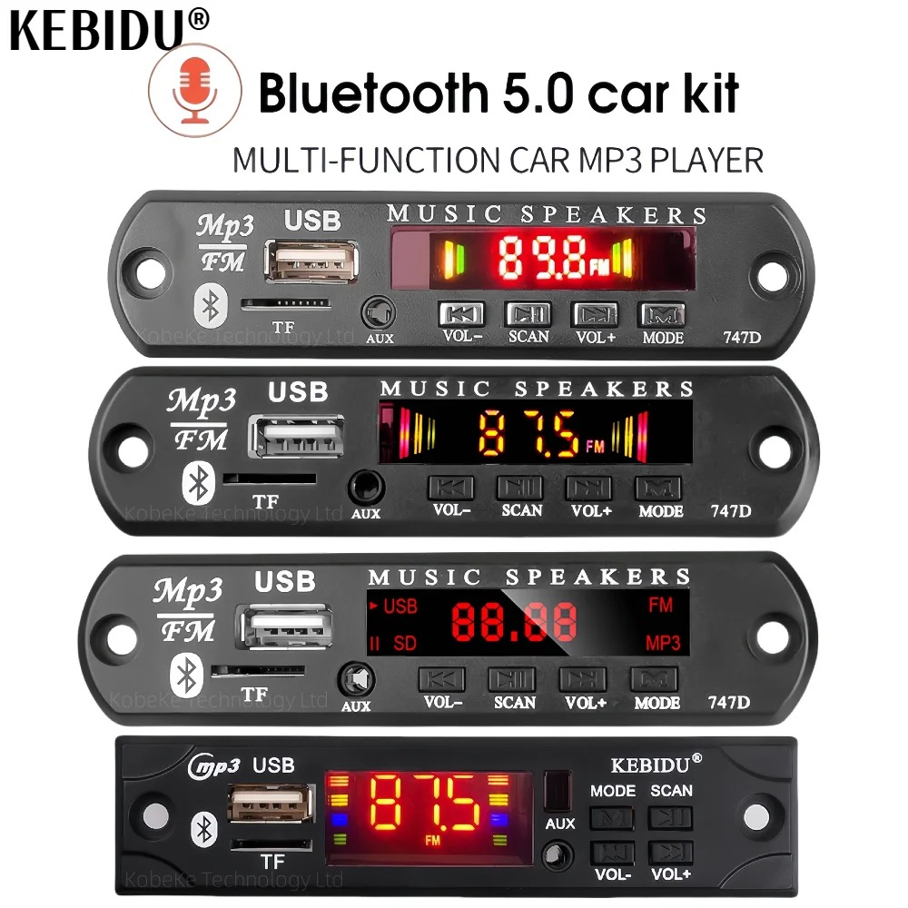 DC 9V 12V Bluetooth 5.0 MP3 WM - Audio Music Free Mp3 ulasan dan harga