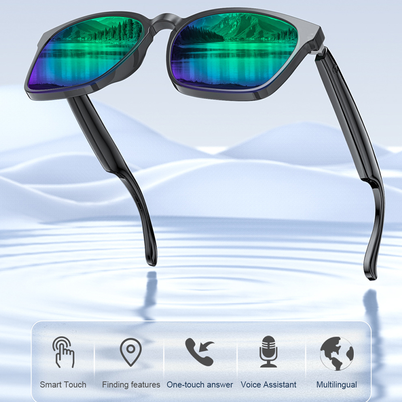 Kacamata pintar Bluetooth AI,  - Audio Music To Video Ai ulasan dan harga