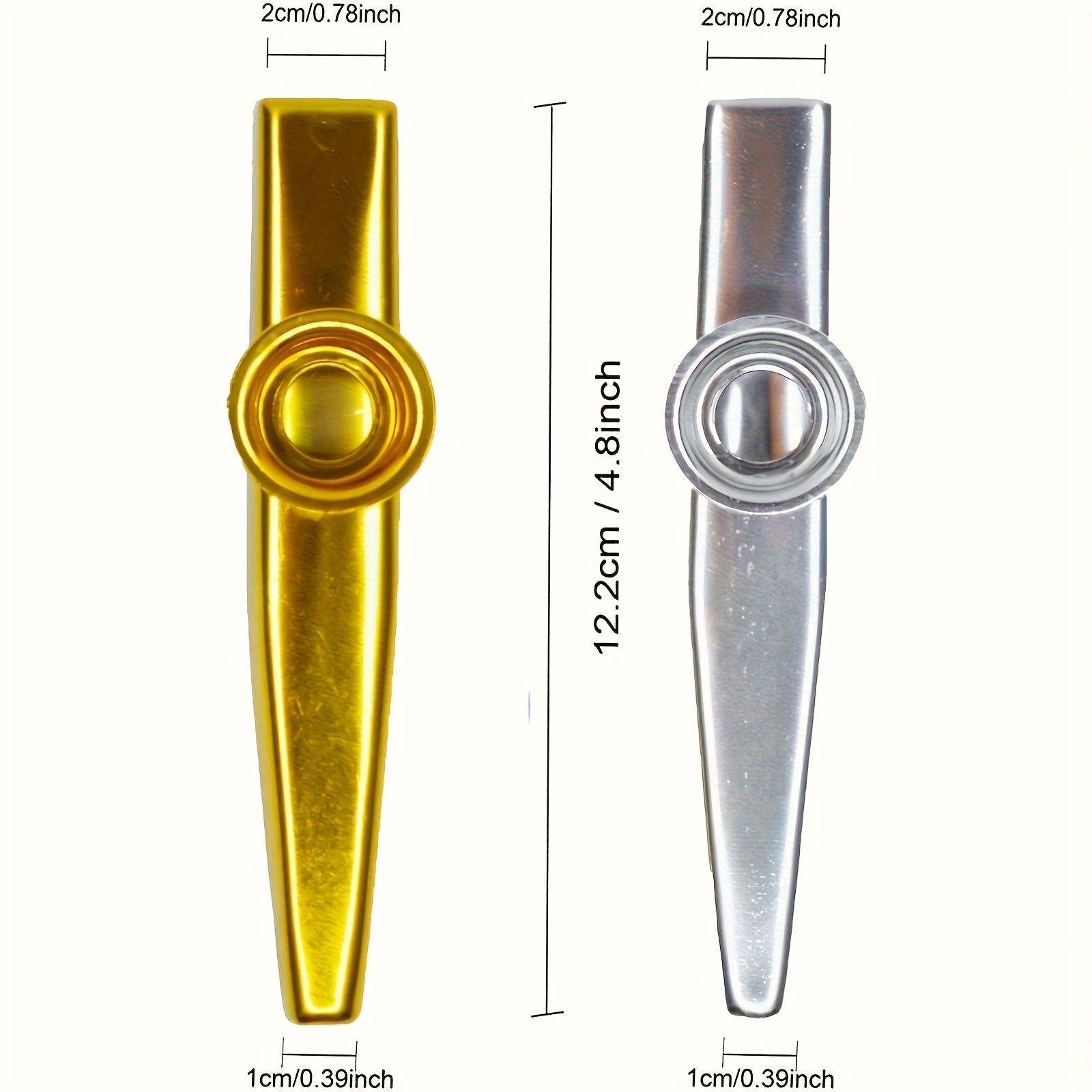 7 Buah Kazoo Logam Desain Sede - Ukulele Beginner Kit ulasan dan harga