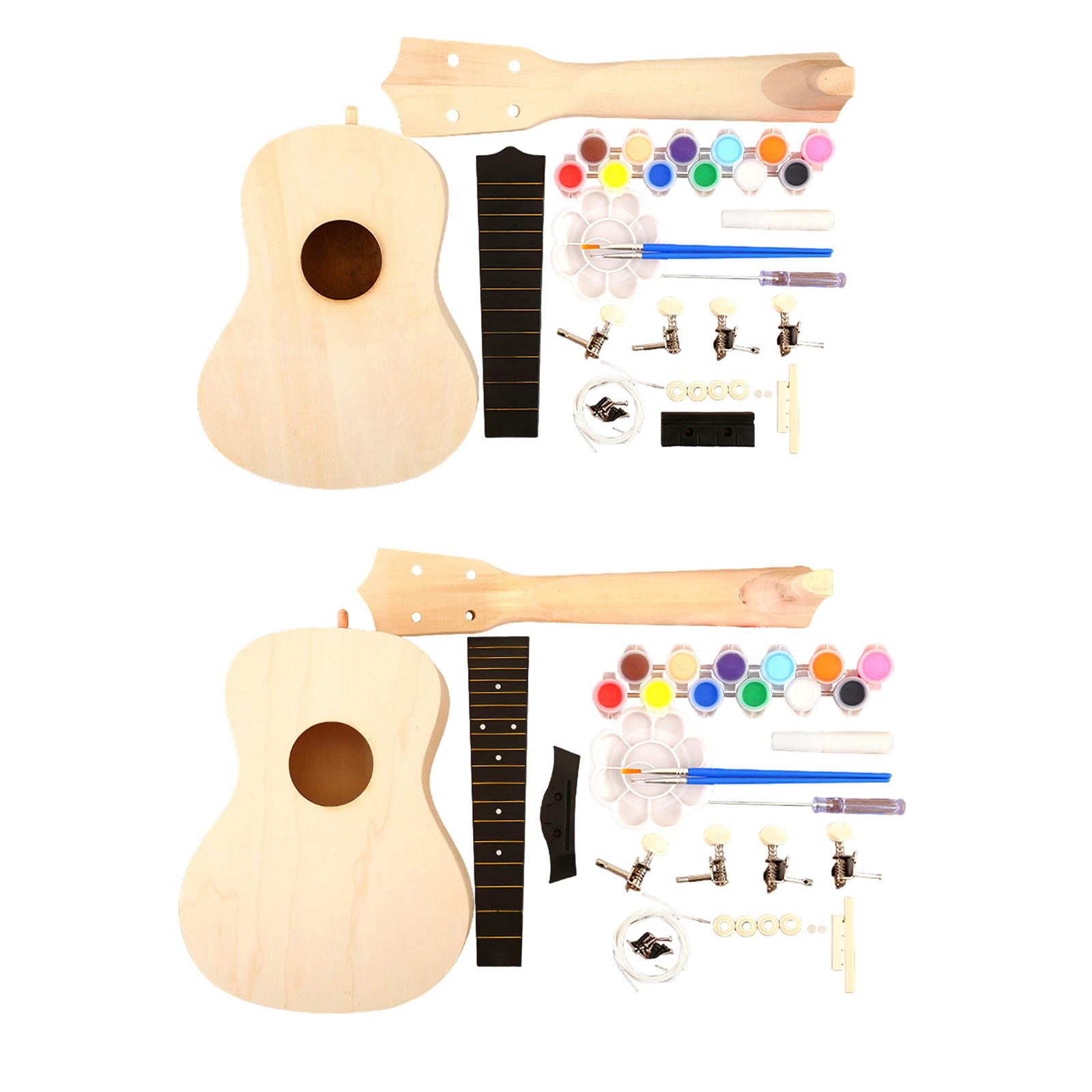 Kit Ukulele DIY Kerajinan Tang - Ukulele Beginner Kit ulasan dan harga