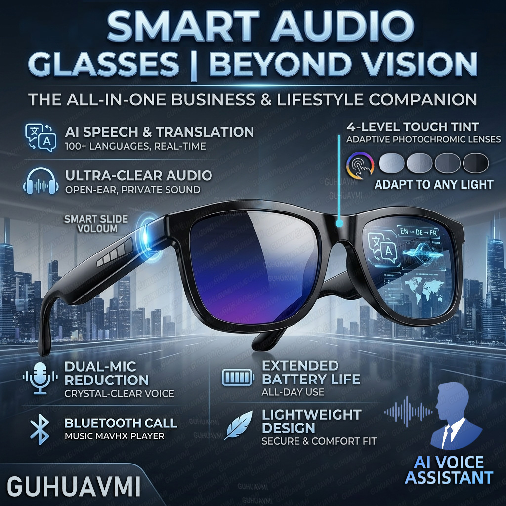 Kacamata Audio Pintar Pengubah - Audio Music To Video Ai ulasan dan harga