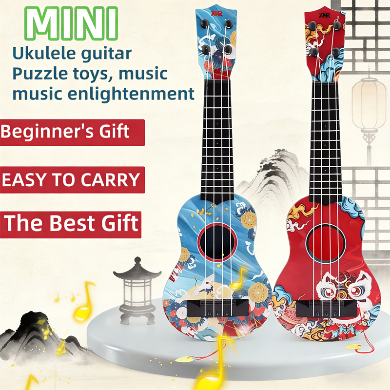 Ukulele Mini 17,5 Inci, Kit Gi - Ukulele Beginner Kit ulasan dan harga