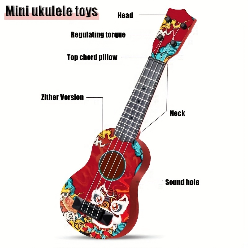 Ukulele Mini 17,5 Inci, Kit Gi - Ukulele Beginner Kit ulasan dan harga