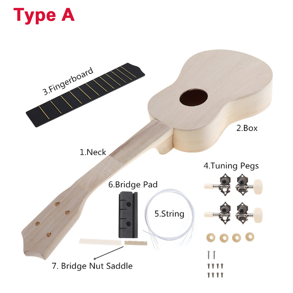 DIY Ukulele 21 Inch Kit Rusa S - Ukulele Beginner Kit ulasan dan harga
